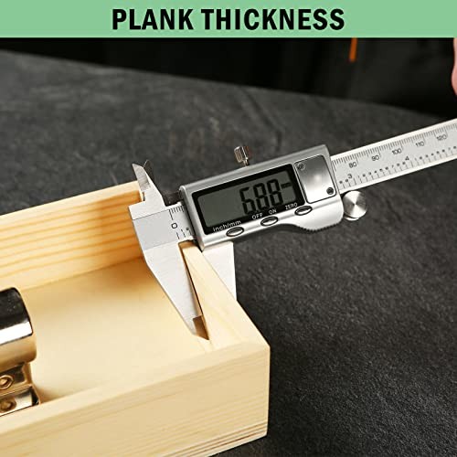 Heavy Duty Pecan Nut Cracker Tool with 4 Forks, Wood Handle Base with