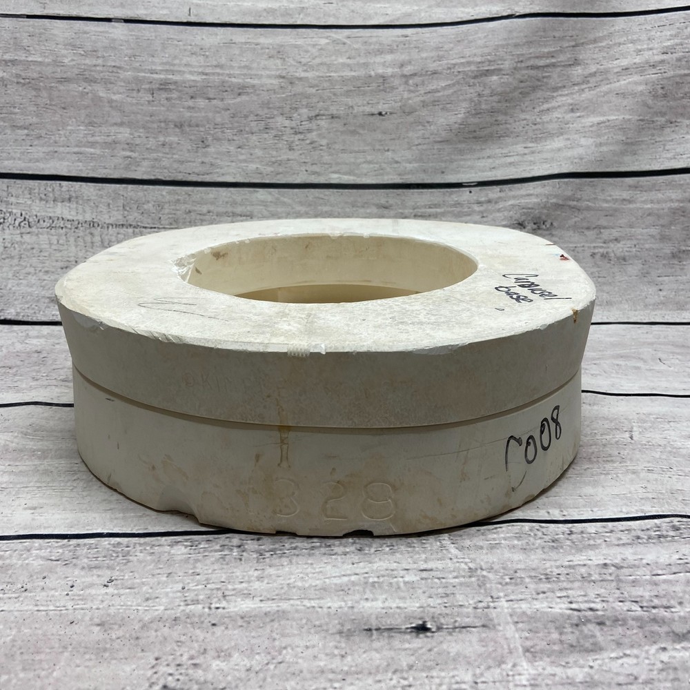Vintage Unbranded Ceramic Casting Mold Carousel Base #1328
