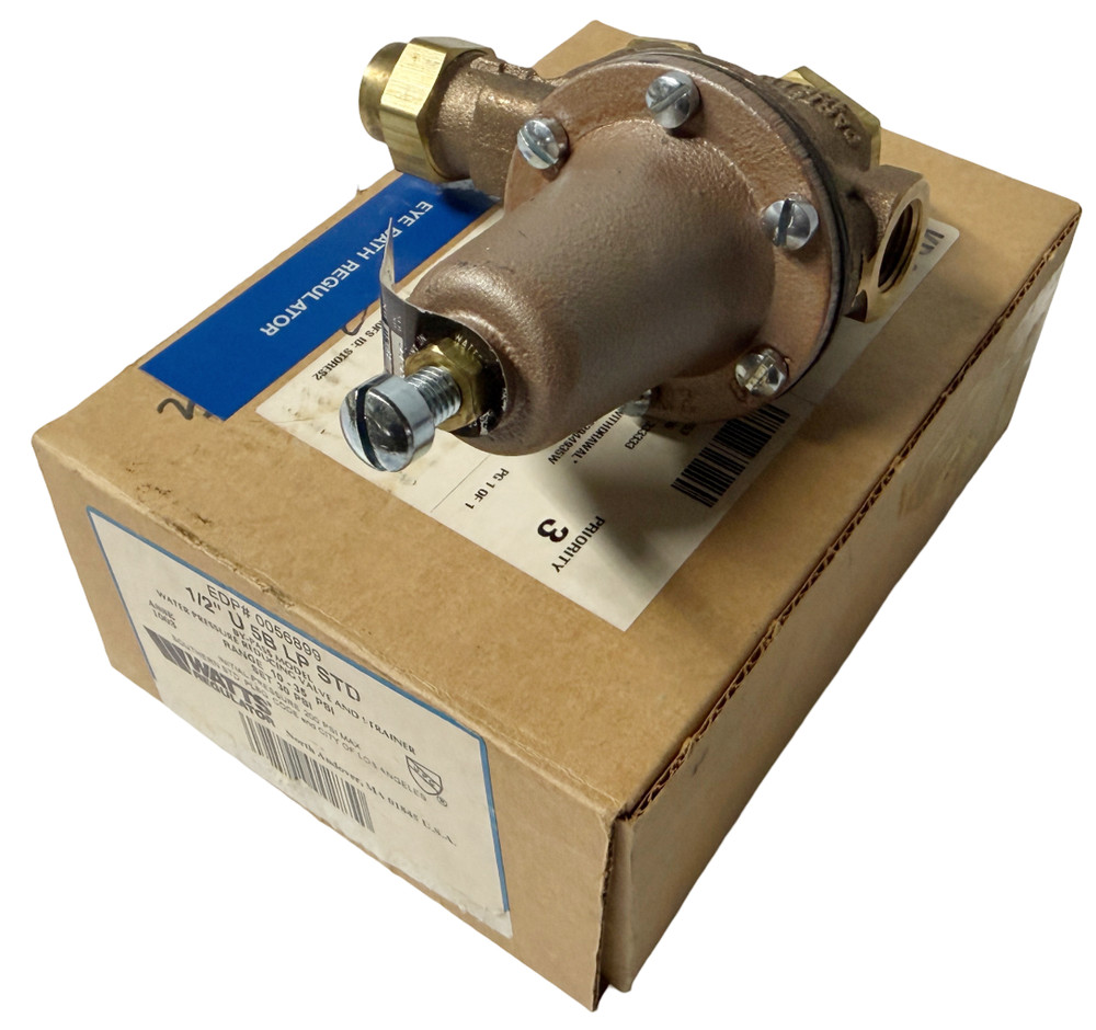 Watts 1/2" U 5B LP STD Water Pressure Reducing Valve With Strainer 0056899