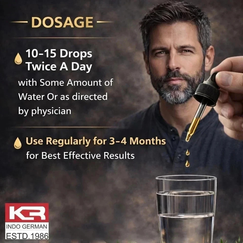 KRIG'S 192 Beard Drops Homeopathic - Extraordinary Premium Drops 30ml