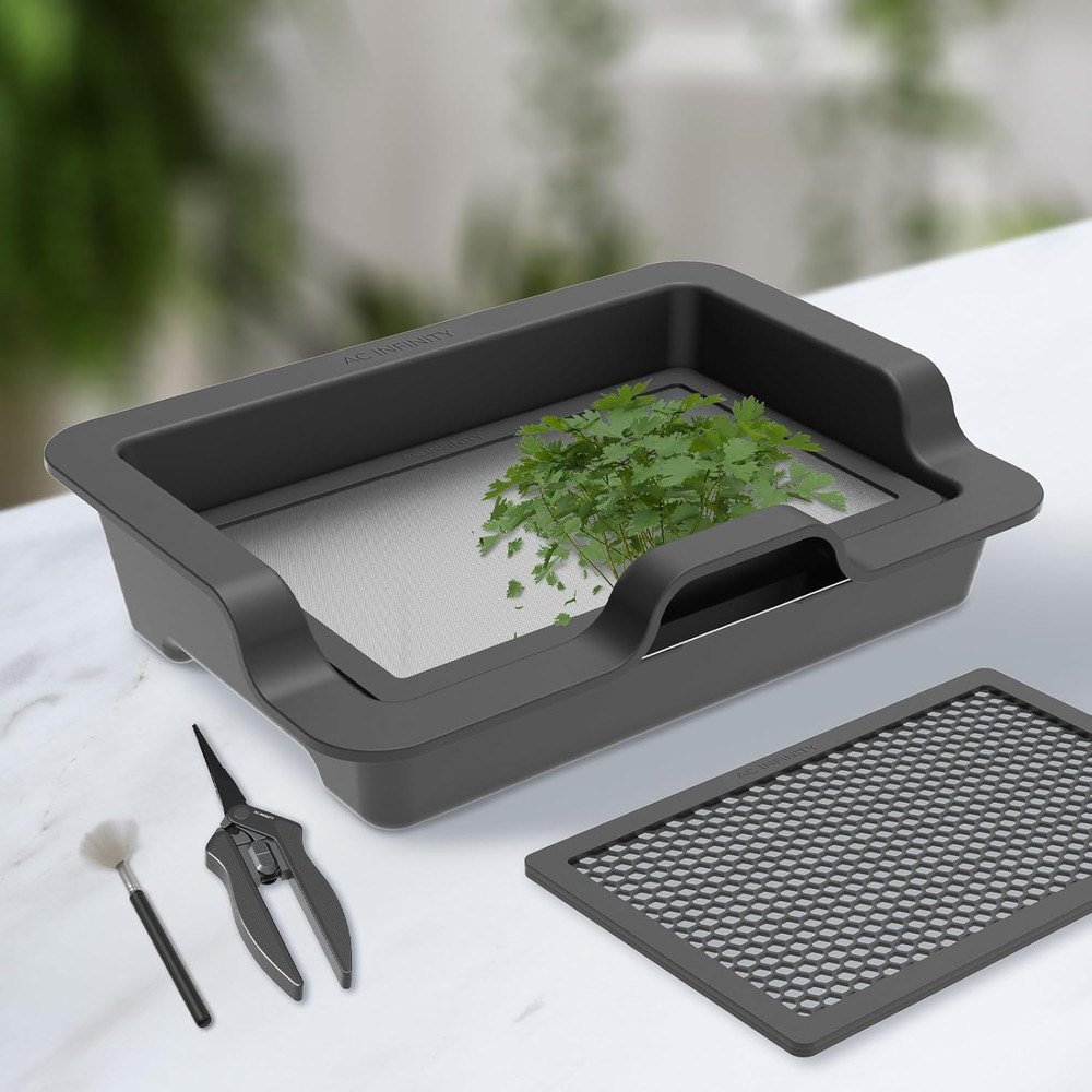 AC Infinity Large Trim Tray System 20-Inch, Interchangeable 3-Tray & 2-Screen Ki