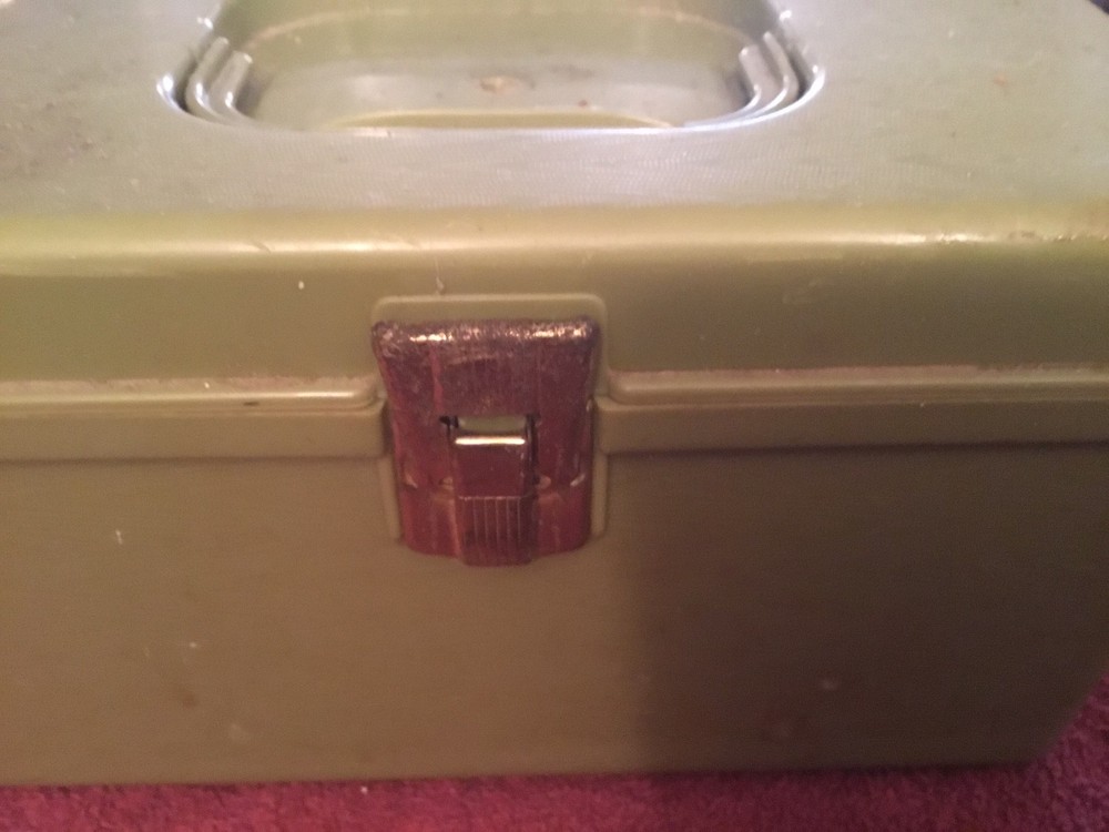 Green Plastic Carry Along Box