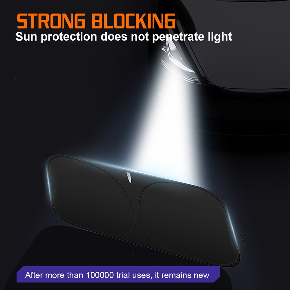 Sun Shade Foldable UV Block Cover Visor Shield For Chevrolet Silverado 2015