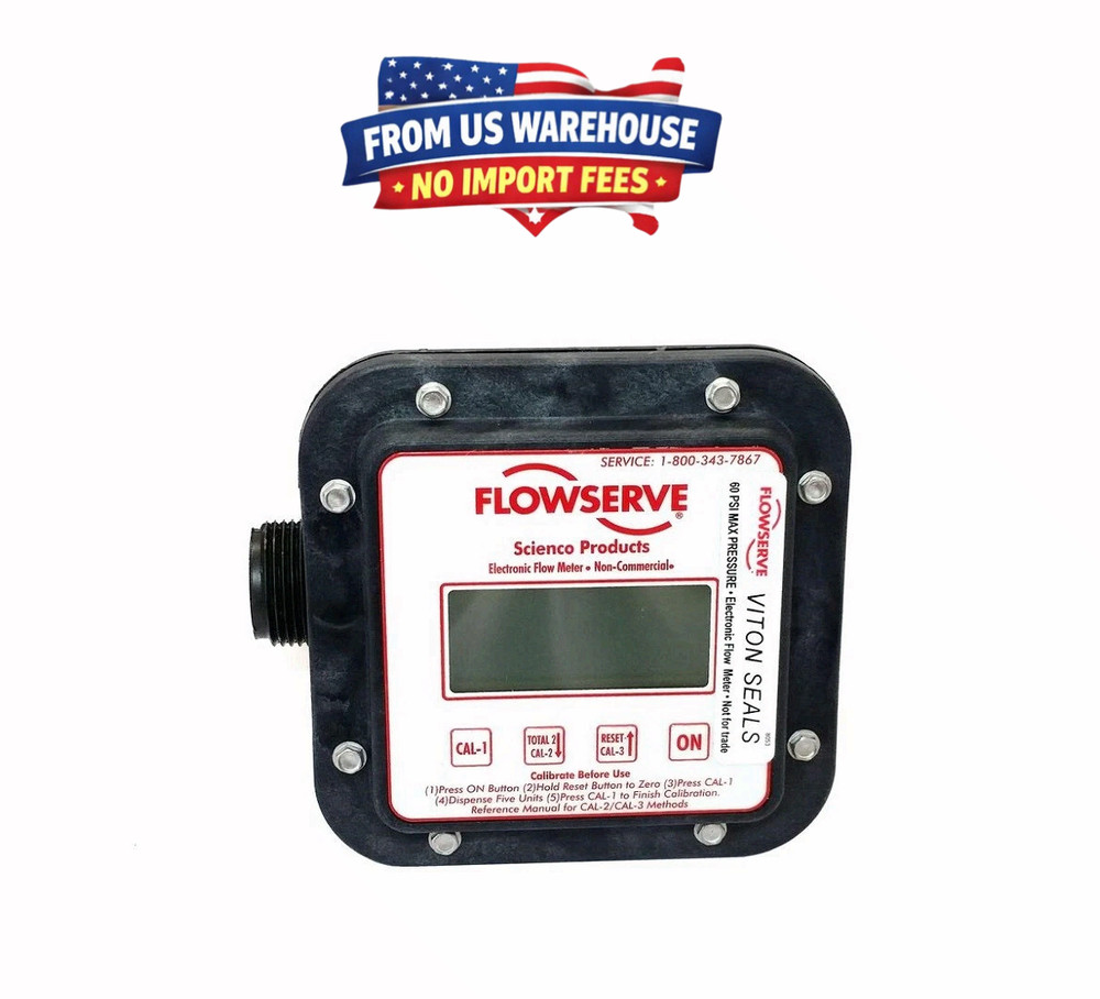 FlowServe Flowmeter Replacement Faceplate Only - Genuine OEM Repair Part