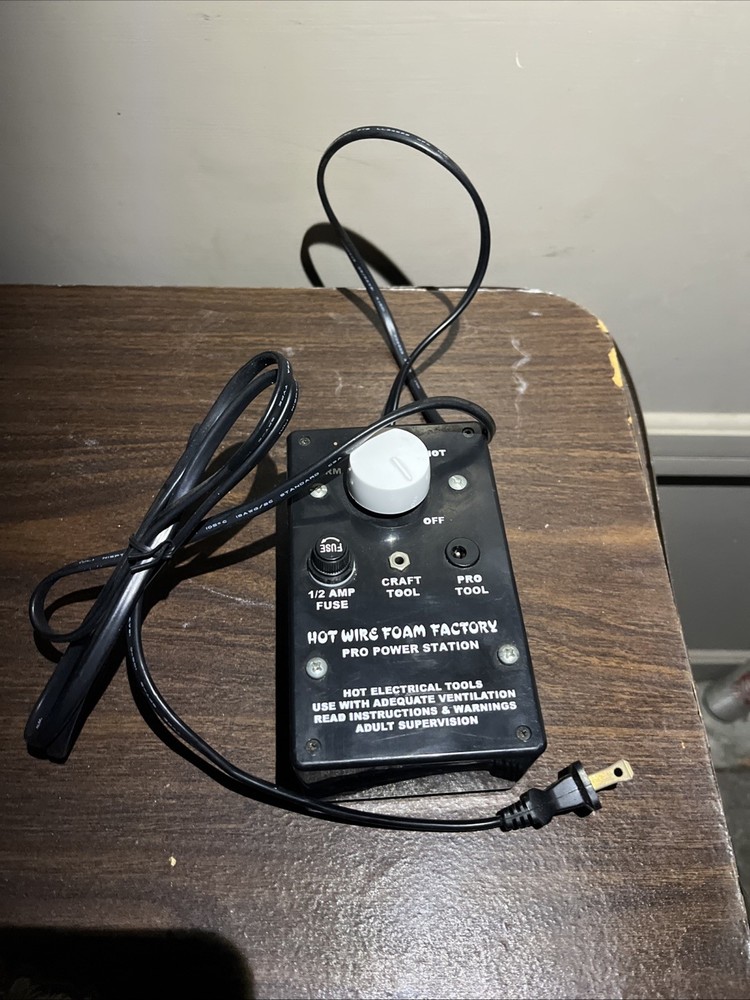 Hot Wire Foam Factroy - Variable Power Supply. Hot, Warm