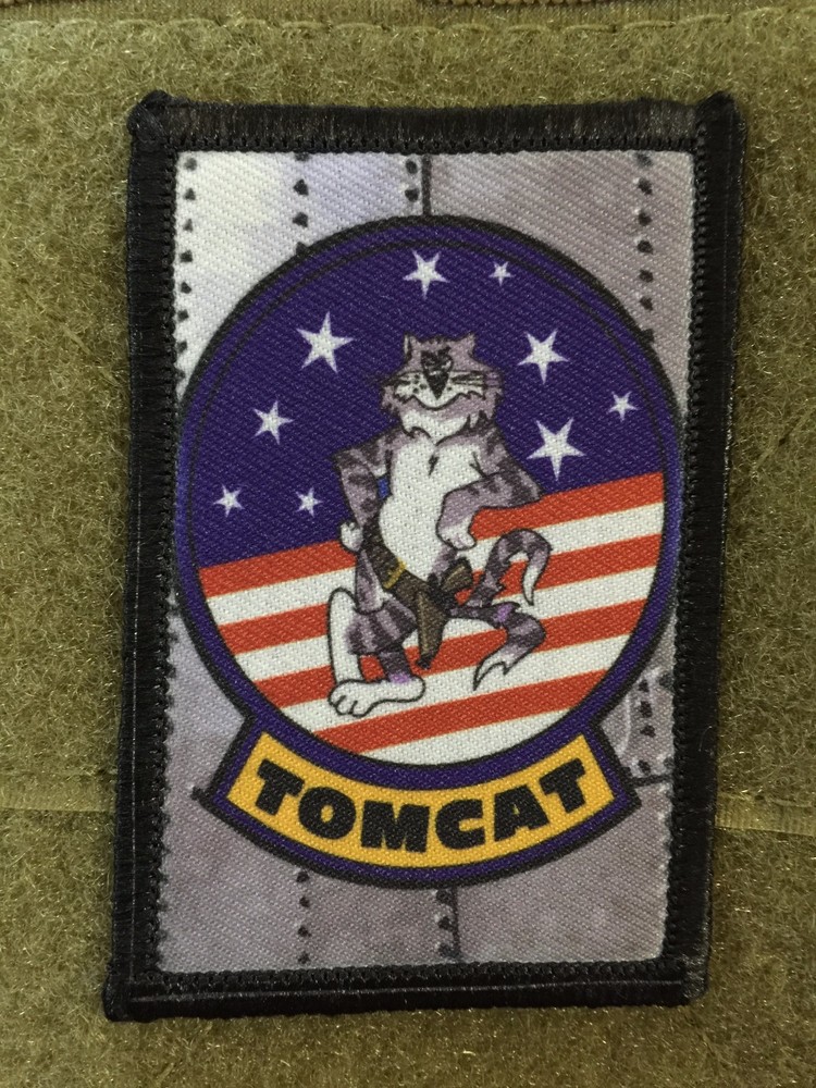 F4 Phantom Morale Patch Tactical Military Army Badge Hook Flag