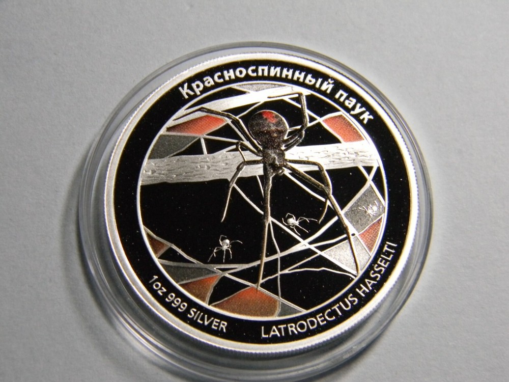 2011 RED BACK SPIDER TUVALU PERTH MINT PROOF COIN