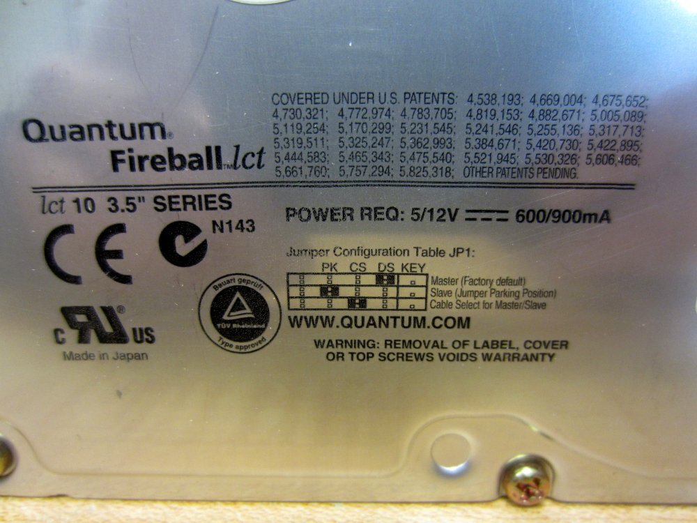 Quantum LB10A011 3.5" Hard Drive