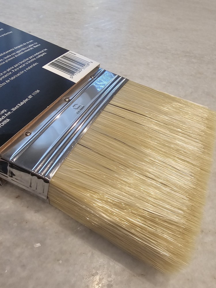 Linzer 5" Block Deck Polyester Blend Flat Paint Brush NEW