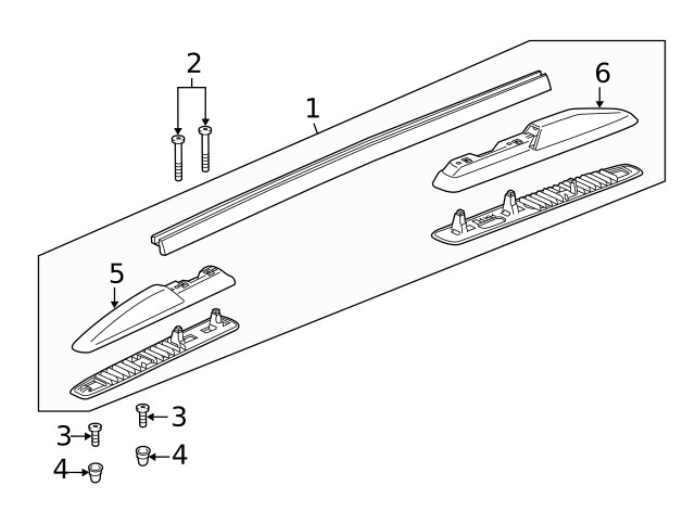 Genuine GM Rear Support 20888390
