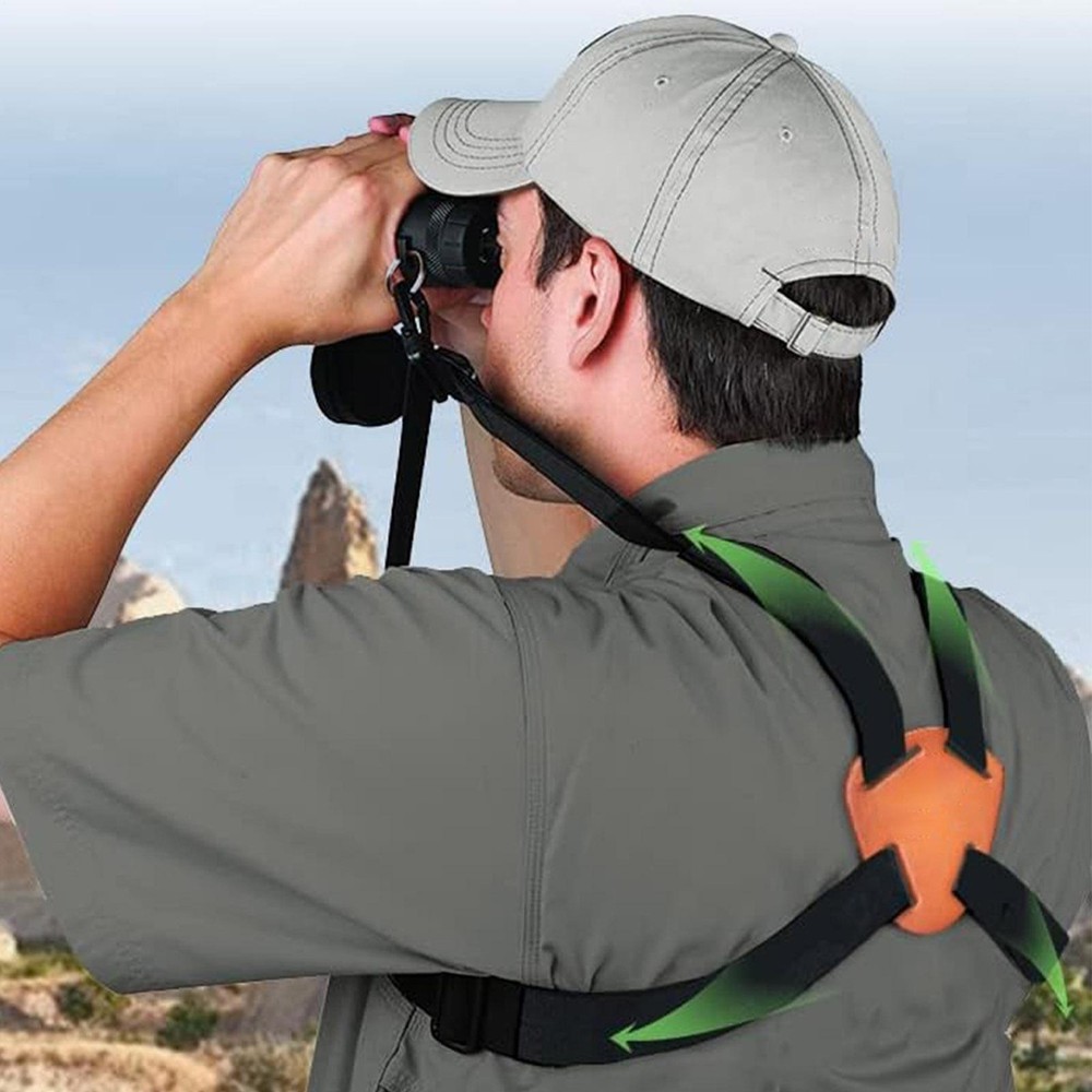Optics Binocular Harness Strap Adjustable Stretchy, Camera Chest Harness