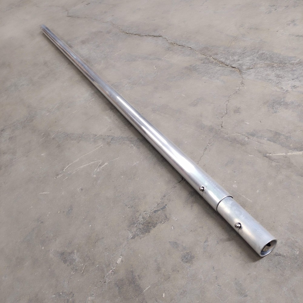 KRAFT TOOL 6' Aluminum Button Handle with Insert - 1-3/4" Diameter CC289