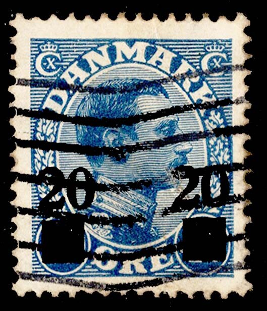 Denmark Scott 177 Used.