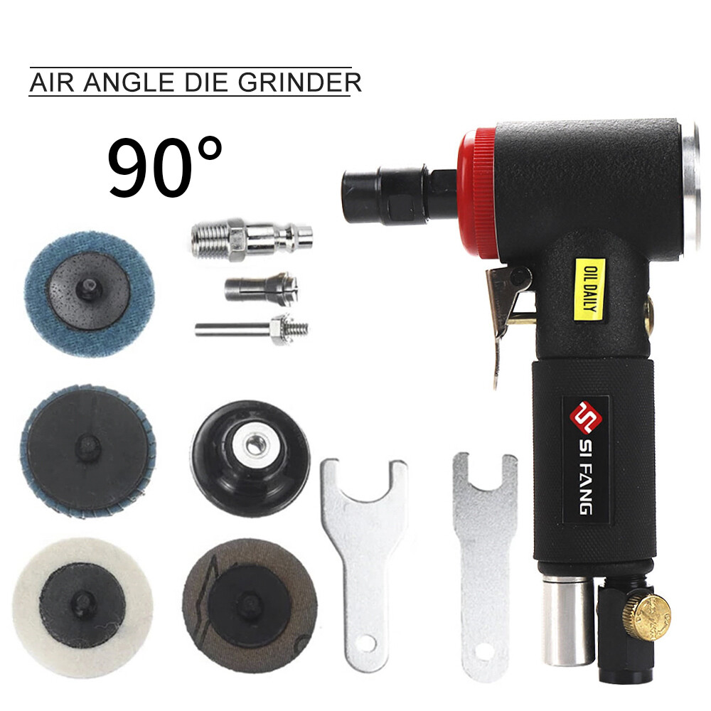 90 ° 1/4" Air Right Angle Die Grinder Sander Grinding Machine Off Cutting Tool