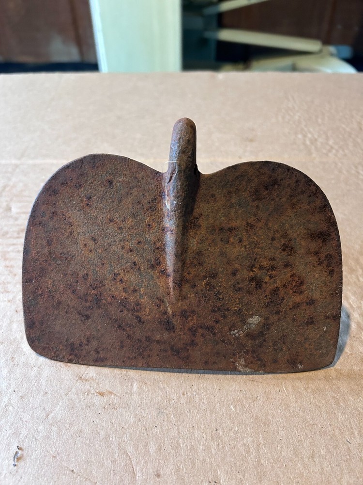 Rustic Original Vintage Primitive Metal Hoe no handle