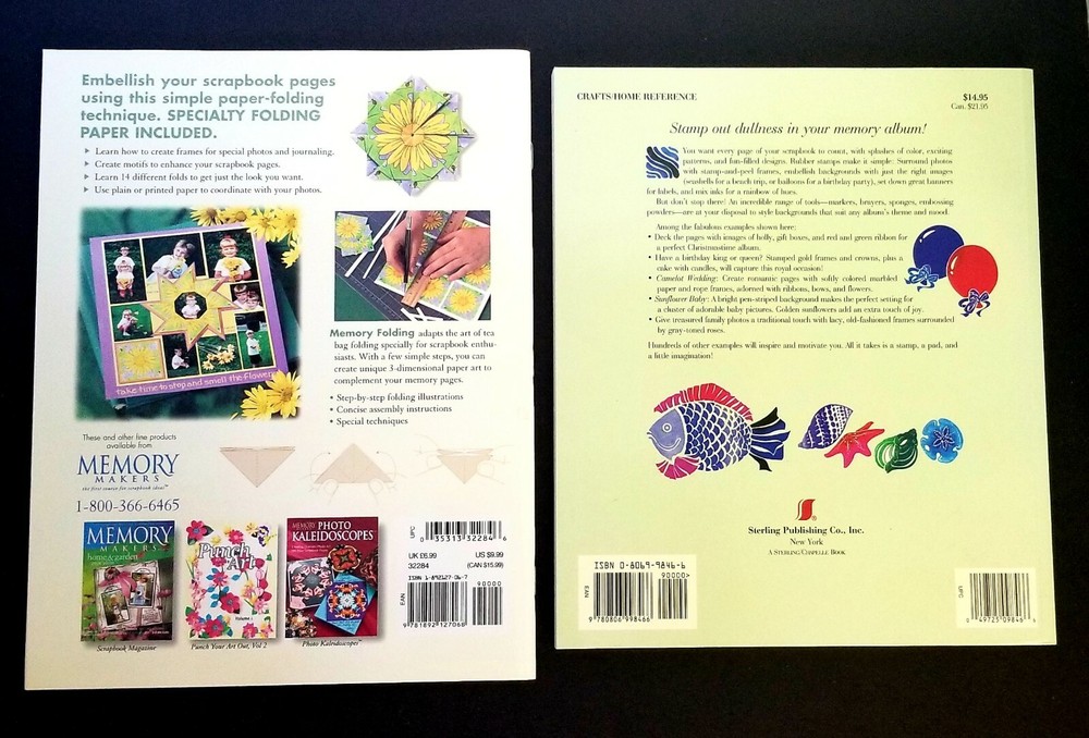 ~Rubber Stamps & Memory Folding~2 Decorating ScrapBooks~