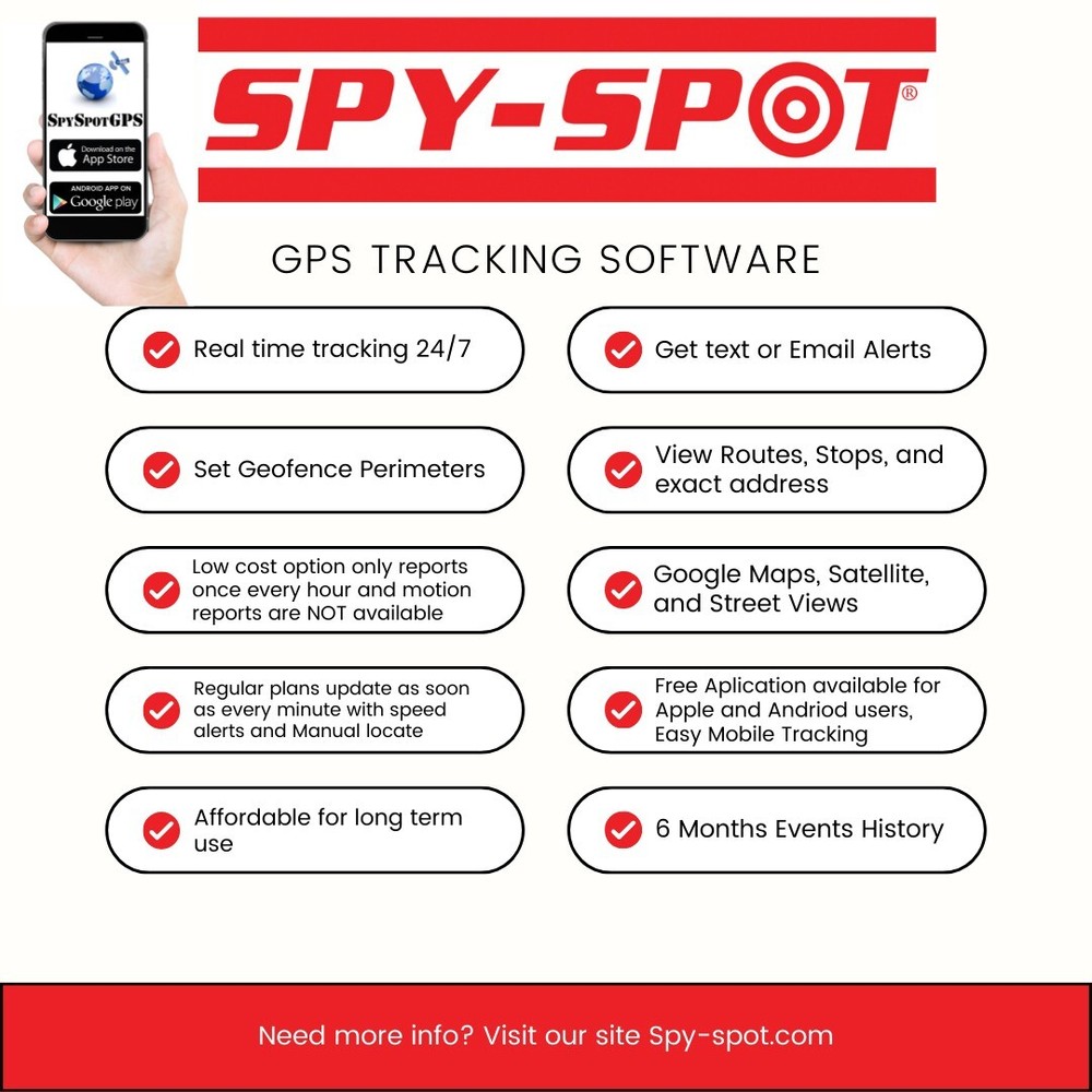 Spy Spot 4G Hard wire Tracker and Kill Switch Fleet Management Tracking Systems