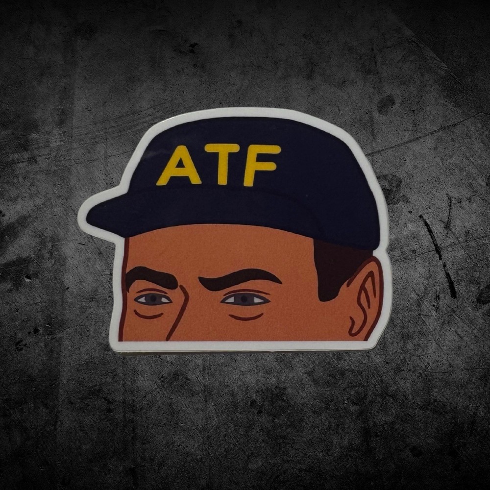 Small ATF Agent Meme Stickers