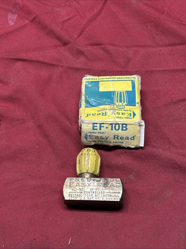 Deltrol EF10B Easy Read Brass Flow Control Valve, 1/8" NPT