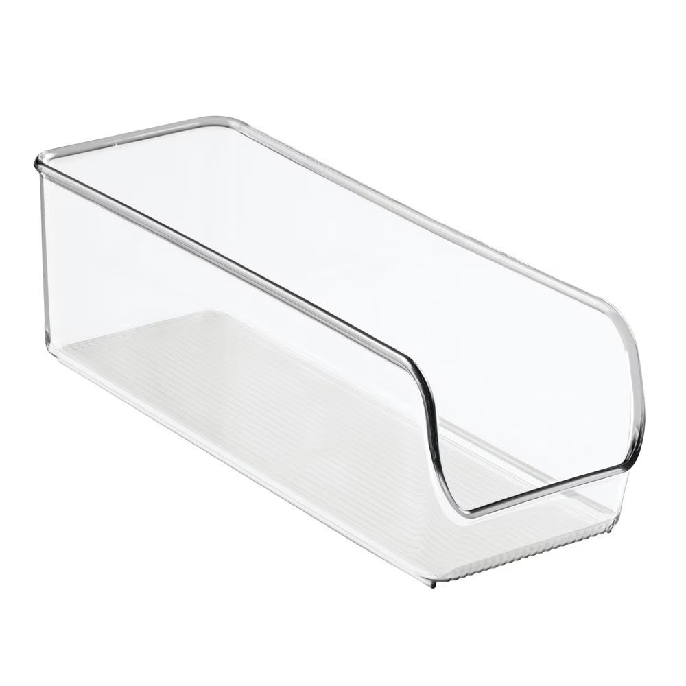 iDesignLinus Binz Clear Kitchen Storage Organizer Open Front Plastic withHandles