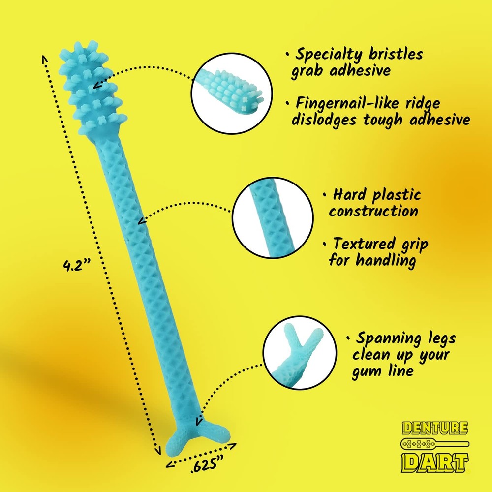 Denture Gel Adhesive Remover - Effective Hard Plastic Solution for Quick Removal