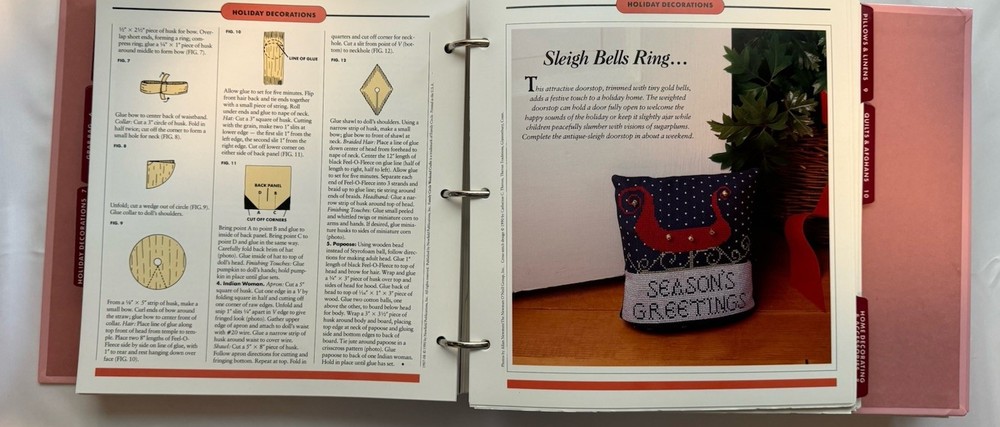 Family Circle Weekend Crafts Binder Set Instructional Craft Patterns & Projects