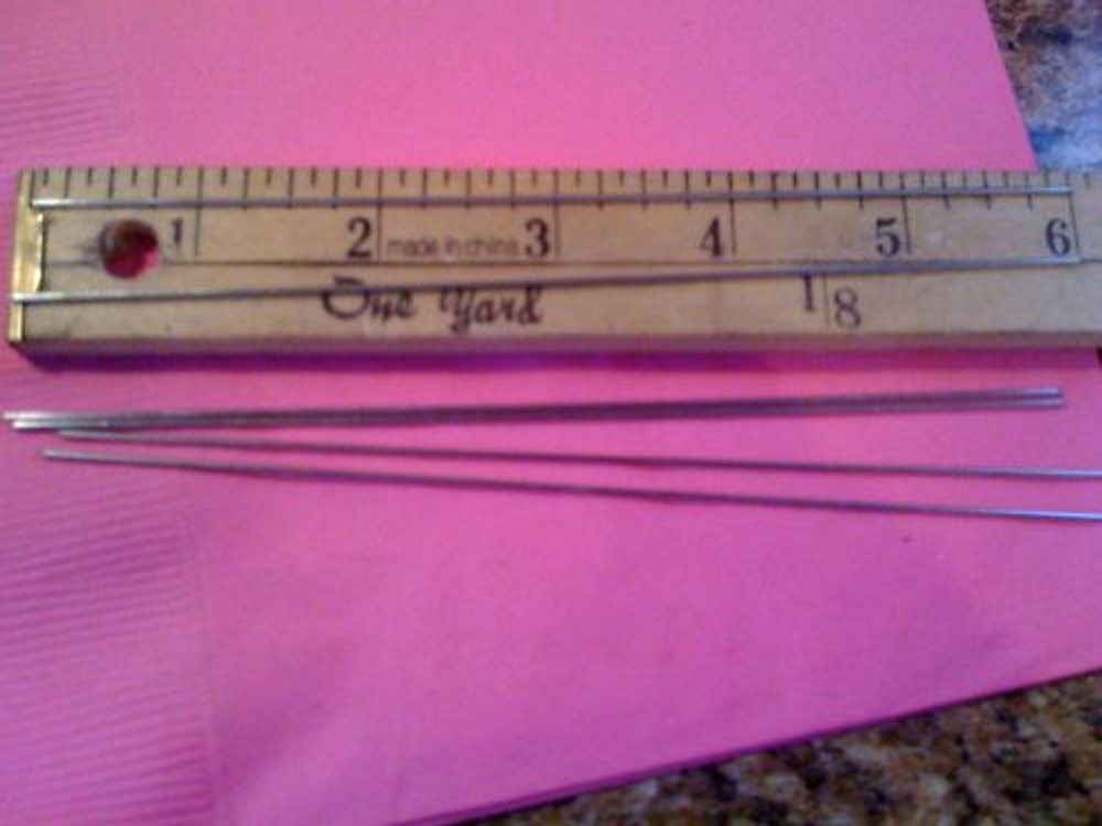 50 Pack WIRE SHAFT FORMS 8 Inches Long .035 LURE MAKING!!