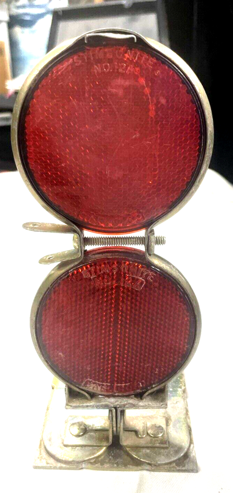 Vintage Delbar Windproof Tripod Reflector Flare Roadside Emergency