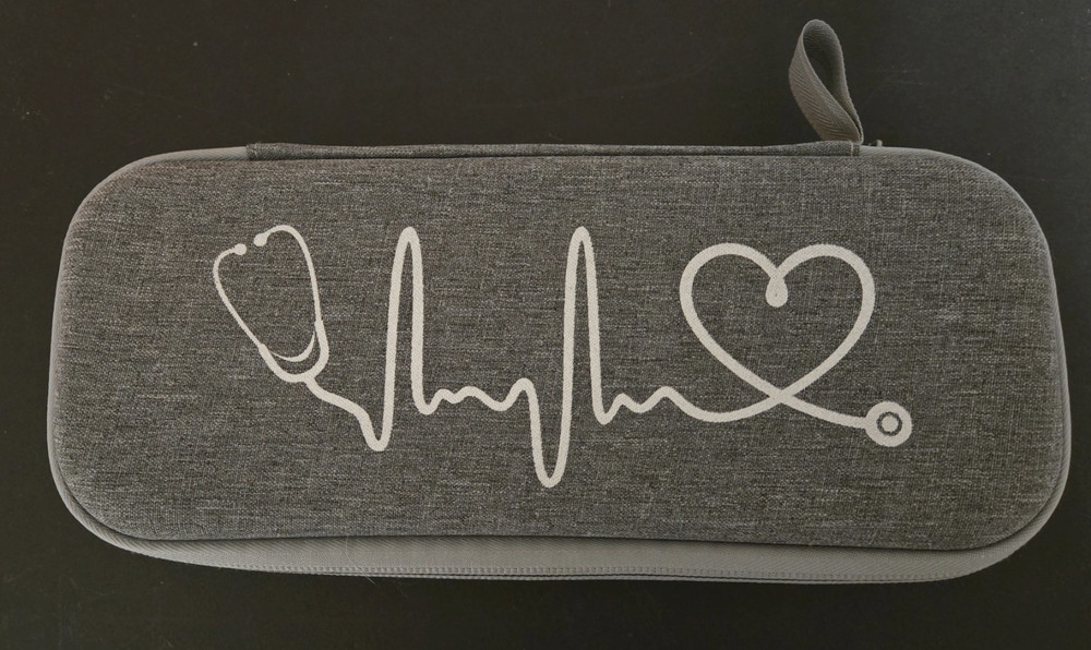 ButterFox Premium Stethoscope Case with Divider and ID Slot Grey (Case Only)