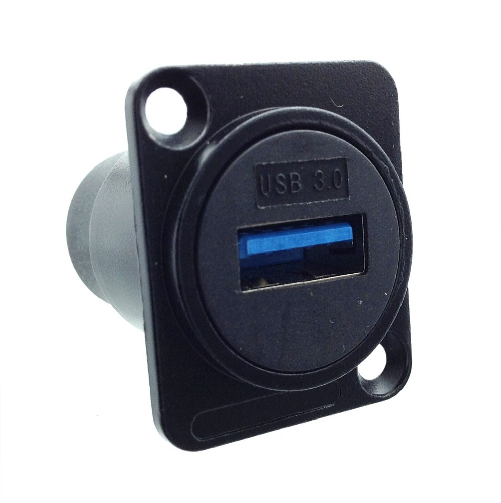 USB 3.0 D Type Panel Mount
