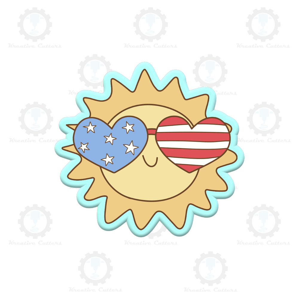 Sun with Glasses Cookie Cutters