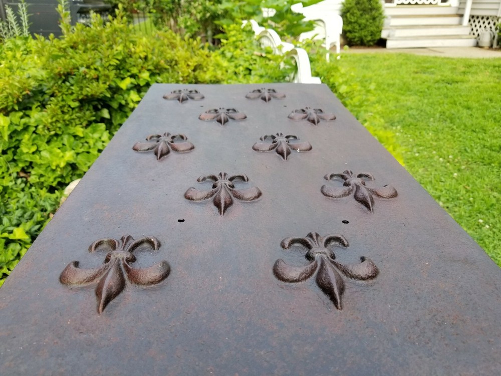 Antique Fleur-de-lis Forest Park Springfield Ma Chamber Panel C1890
