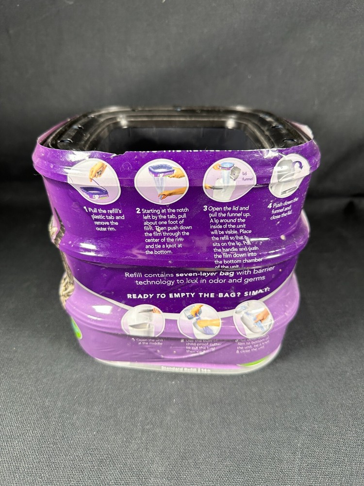 3 Litter Genie Standard Refills Cat Litter Disposal