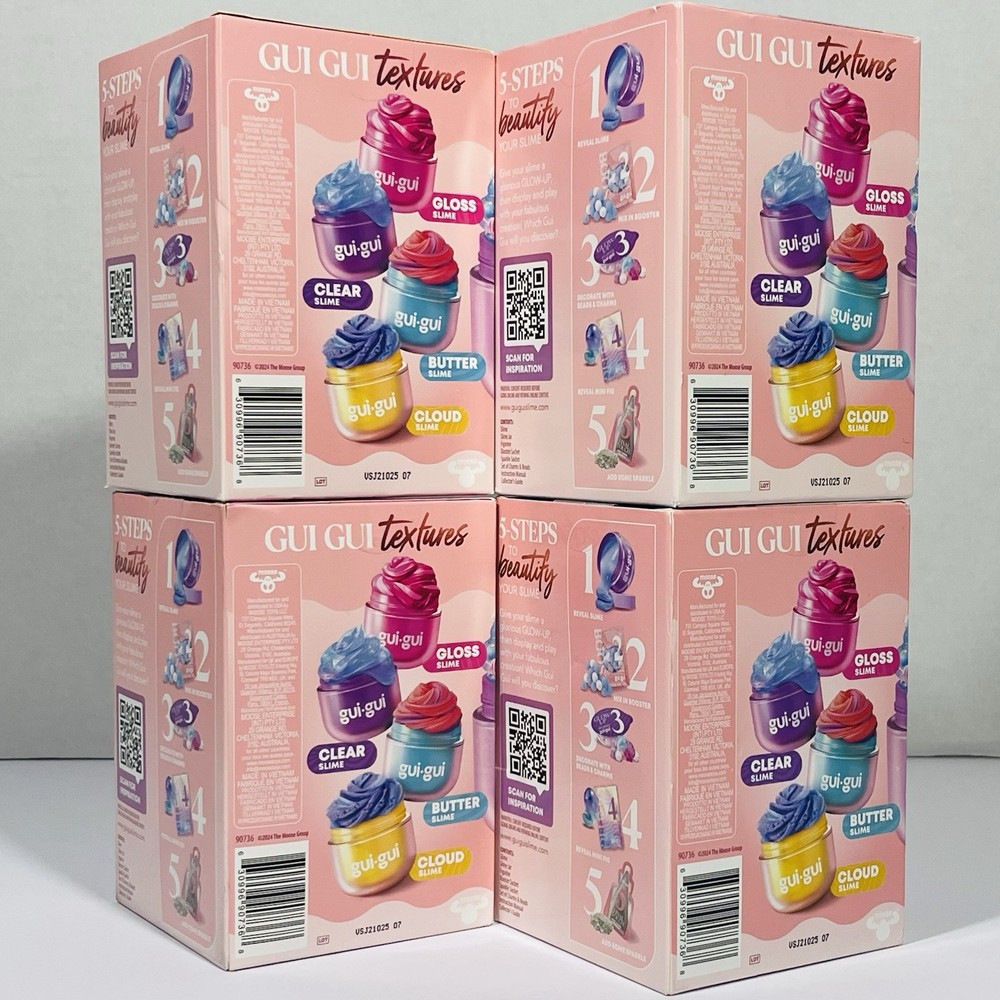 New Gui Gui Salish Matter Slime 4 Pack