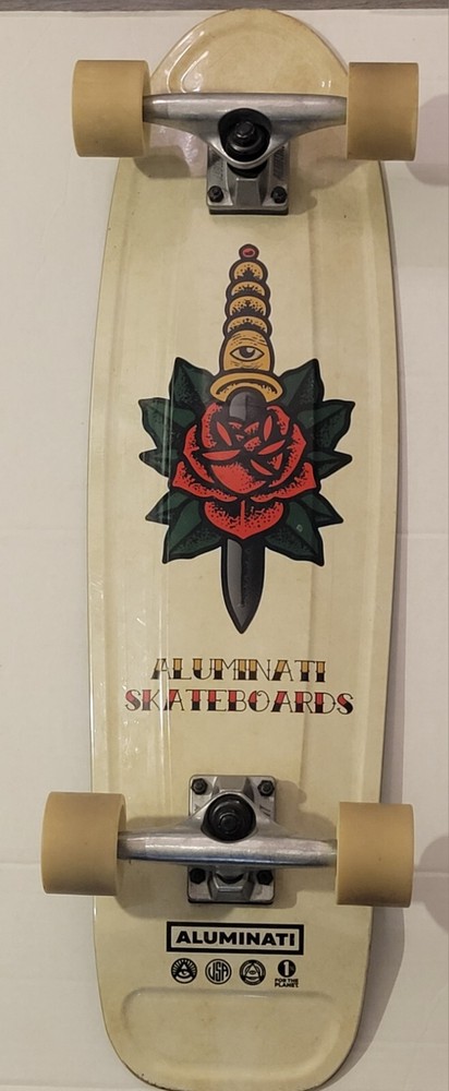 Aluminati Stateboard Rose Design