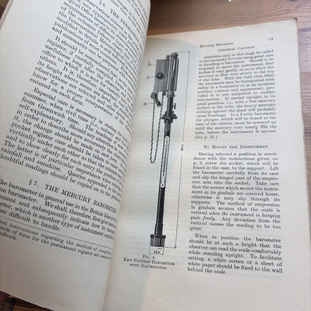 WWII 1942 Meteorological Observer’s Handbook
