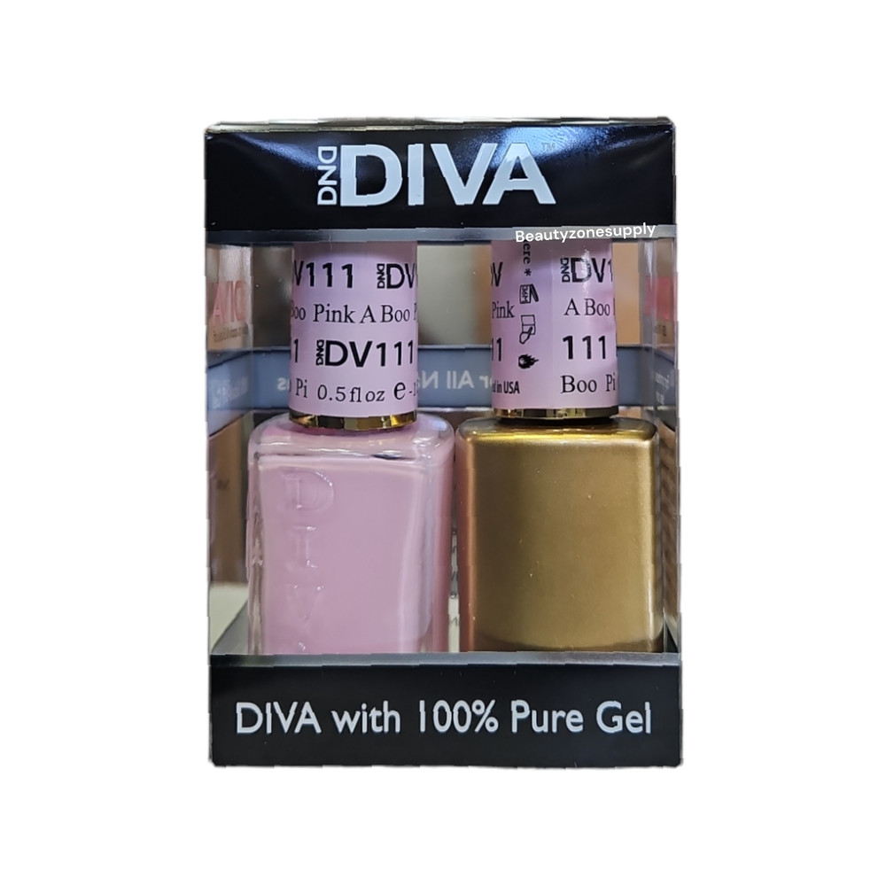 DND DUO DIVA GEL & LACQUER #111 - Pink A Boo