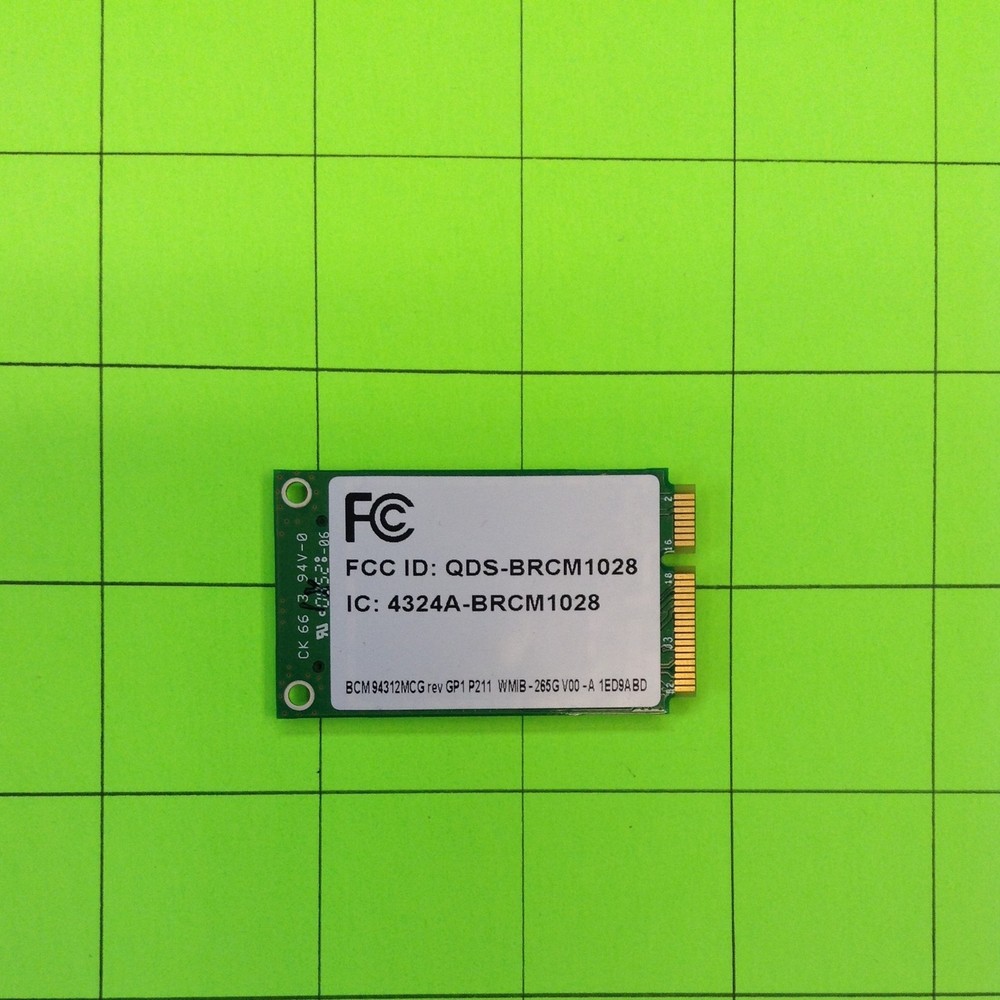 Laptop Computer RMIB-265G BCM94312MCG Network Card