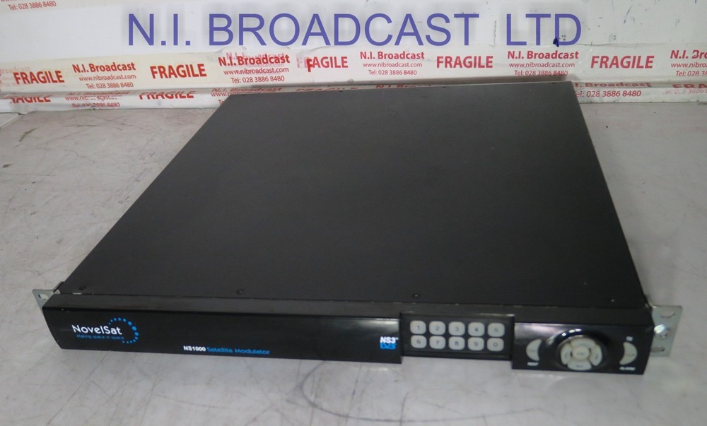 Novelsat ns1000 satellite modulator ,   Gbe IF, ASI etc