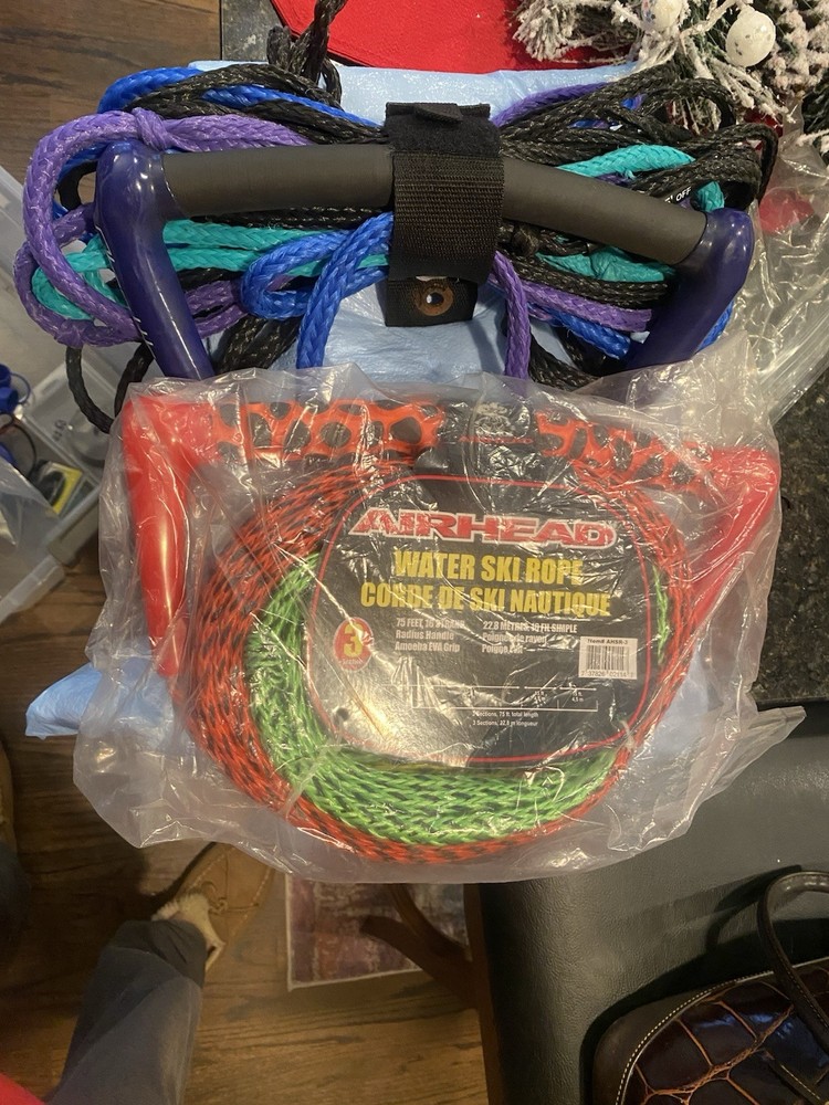 AIRHEAD AHSR-3 Radius Handle Ski Ropes Pair 75 Ft