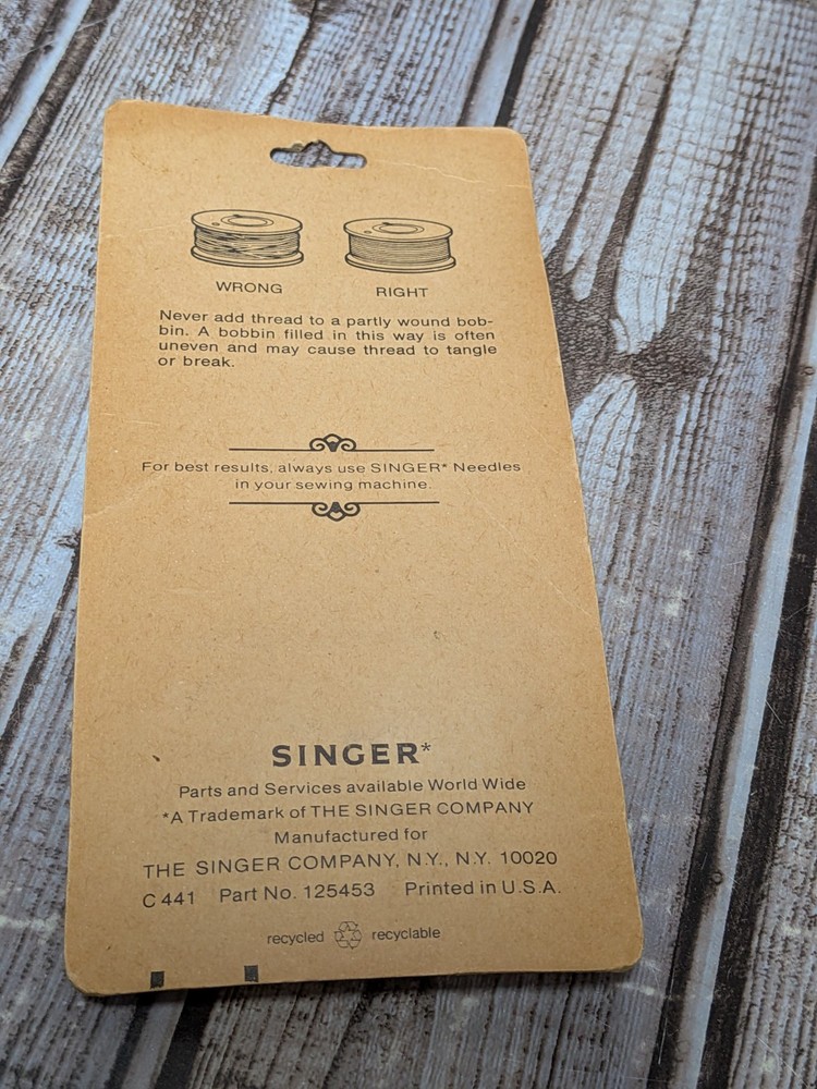Singer Model 15 Sewing Machine Bobbins #125453