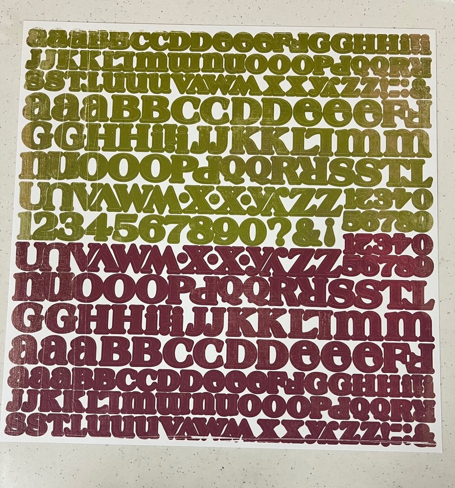 Basic Grey Perhaps 14 Sheets 12"x12", Stickers, Die Cut Alphas & Tags - READ