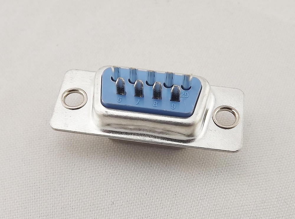 DB9 D-SUB 9 Pin RS232 Serial Female Jack Socket PCB Solder Type Connector PC Use