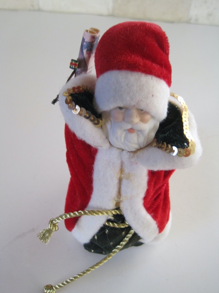 Santa Tree Topper For Mini Christmas Tree