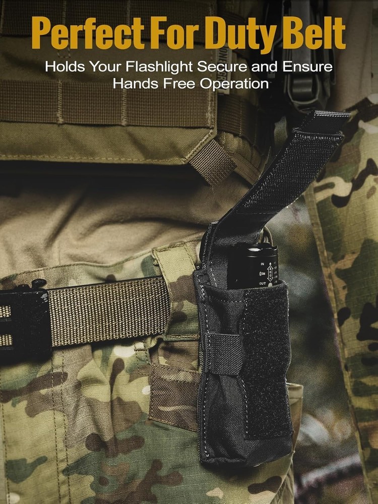 Flashlight Holster Flashlight Holder Molle Flashlight Holster Tactical Flashligh