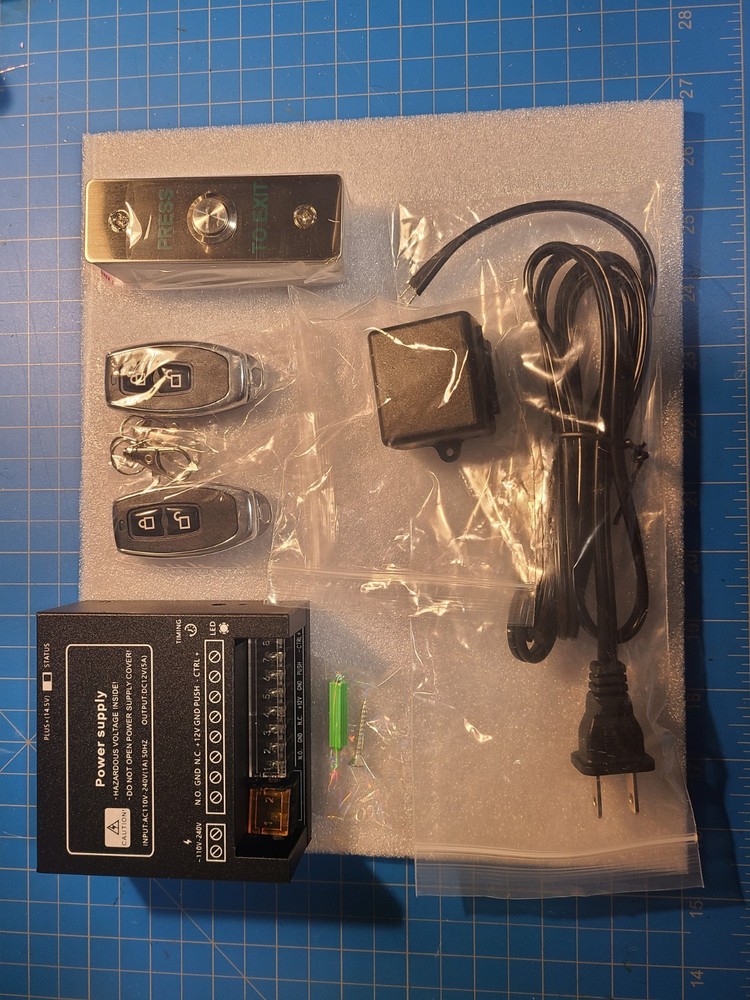 Door Access Control System Inswinging 600lbs Magnetic Lock Kit