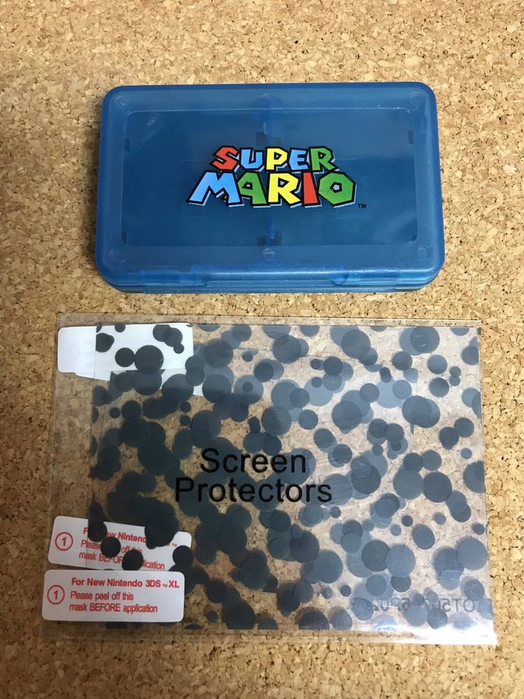 Super Mario Game Case And Screen Protector For Nintendo DS