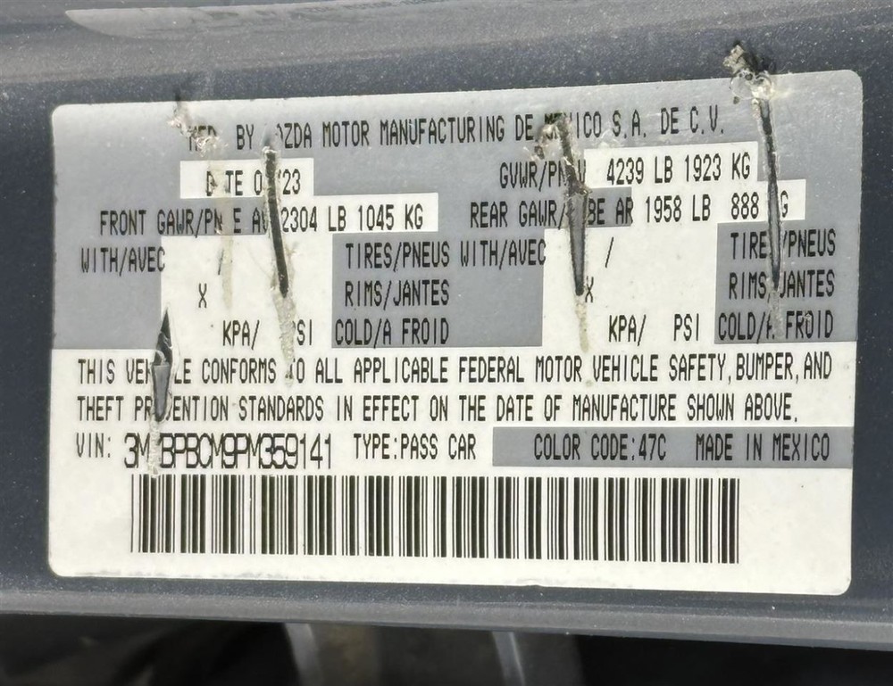 Camera/Projector Front View Camera Windshield Mounted Fits 19-23 MAZDA 3 2784410