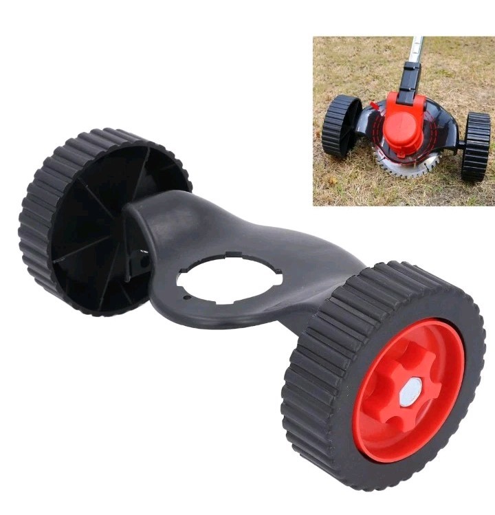 Weed Grass Trimmer Support Wheels Universal Use Electric & Battery Operated