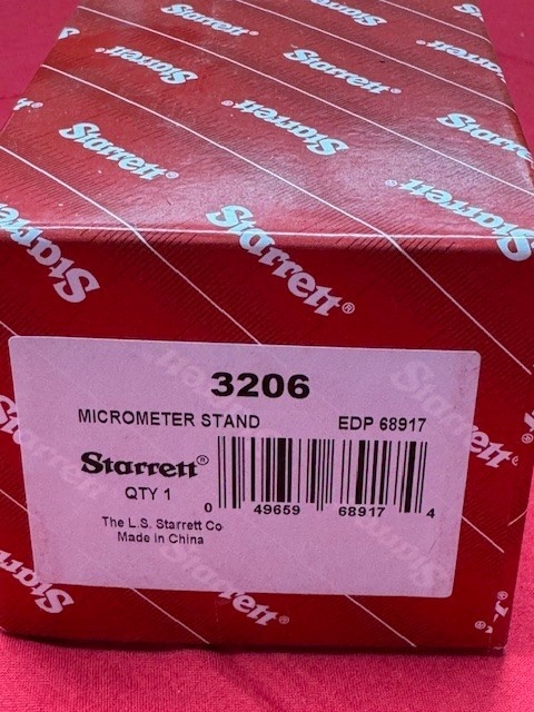 Starrett 3206 Outside Micrometer Stand